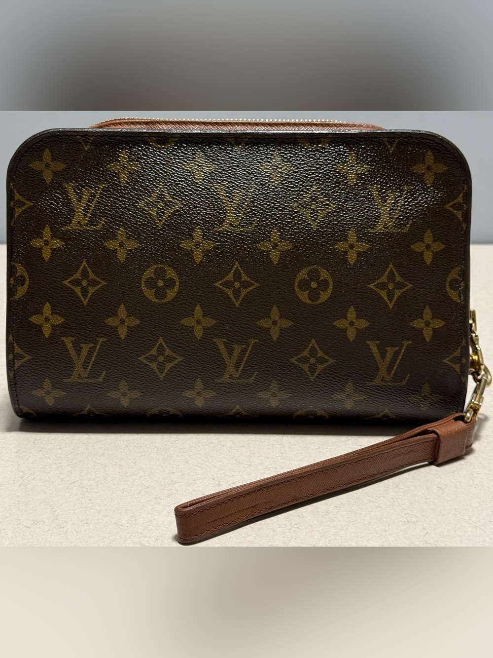 Louis Vuitton Vintage Orsay Clutch Bag Monogram Canvas